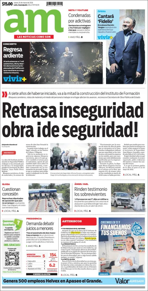 Portada de Am Corredor Industrial del jueves, 26 de marzo de 2026