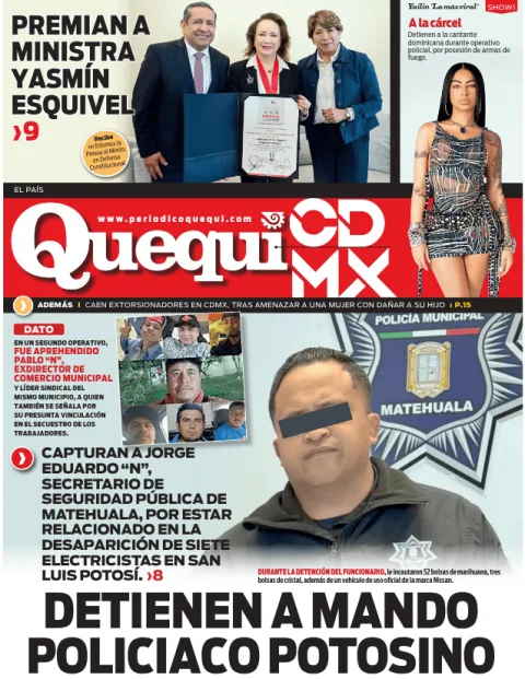 Portada de Quequi CDMX del jueves, 26 de marzo de 2026