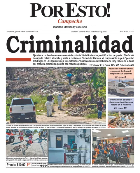 Portada de Por Esto (campeche)