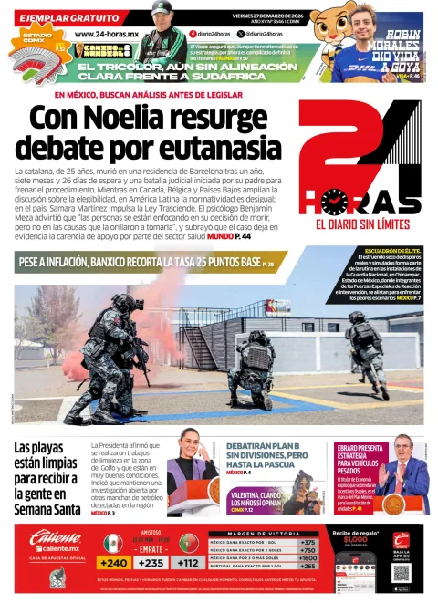 Portada de 24 Horas
