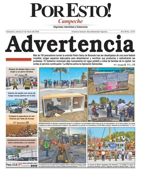 Portada de Por Esto (campeche)