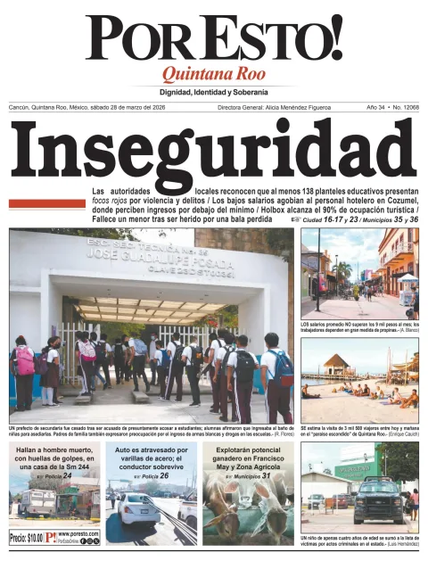 Portada de Por Esto (quintana Roo Cancun)