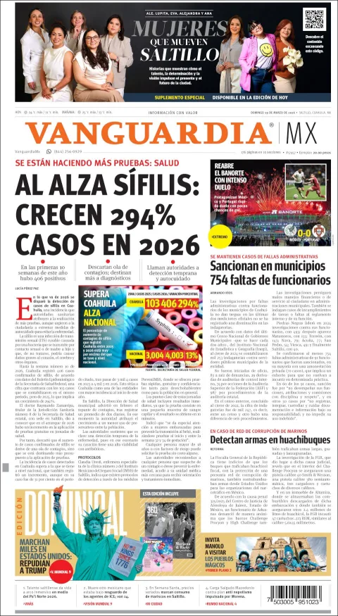 Portada de Vanguardia