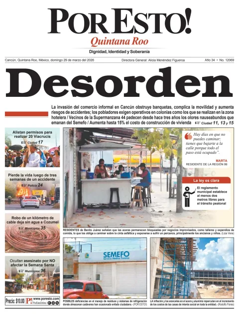 Portada de Por Esto (quintana Roo Cancun)