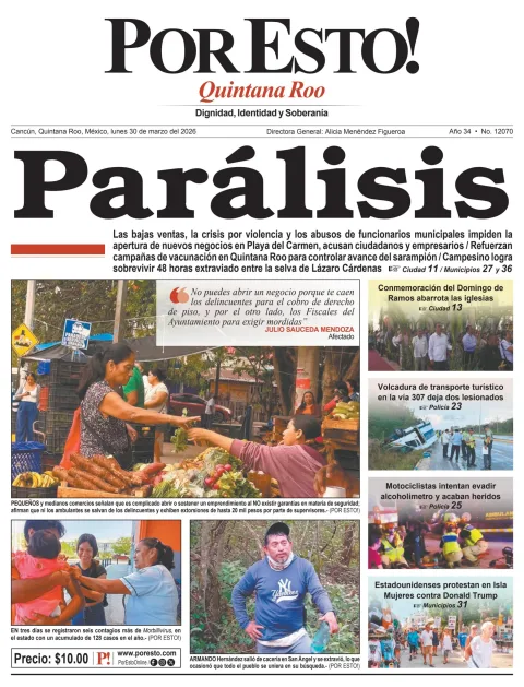 Portada de Por Esto (quintana Roo Cancun)