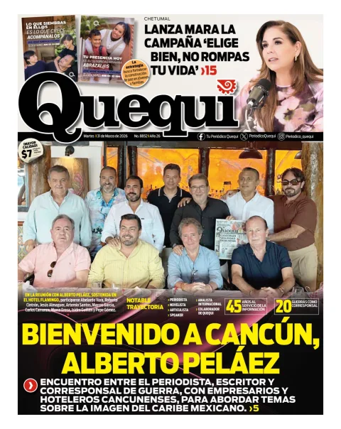 Portada de Quequi del martes, 31 de marzo de 2026