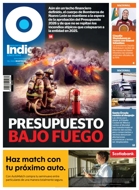 Portada de Reporte Indigo Monterrey del martes, 31 de marzo de 2026