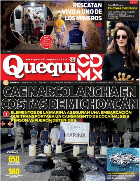 Portada de Quequi CDMX (contraportada) del martes, 31 de marzo de 2026