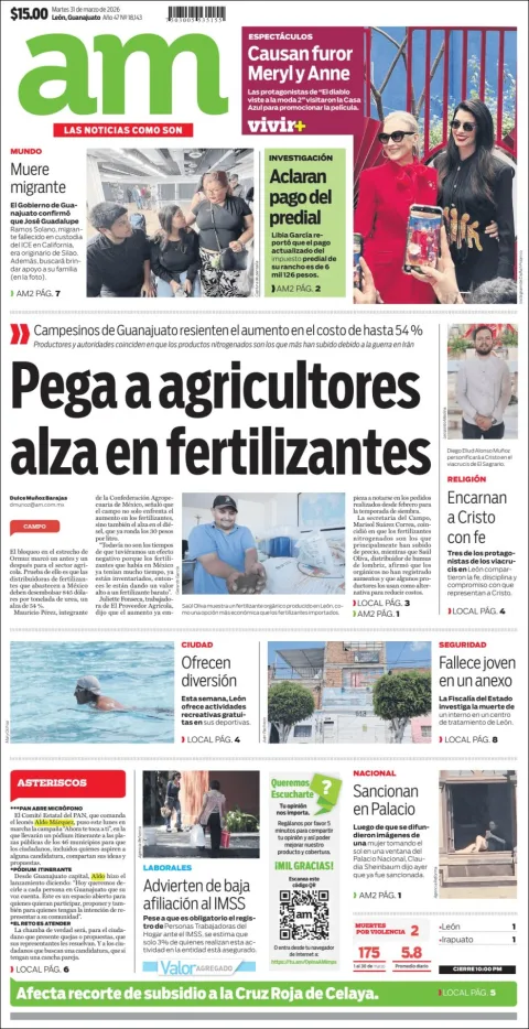 Portada de Am Corredor Industrial del martes, 31 de marzo de 2026