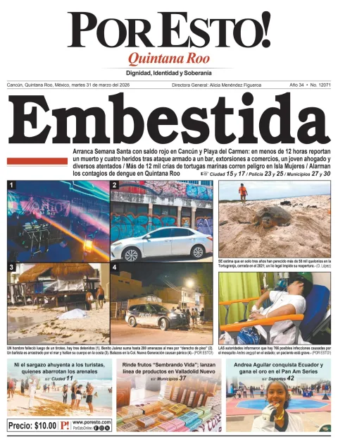 Portada de Por Esto (quintana Roo Cancun)