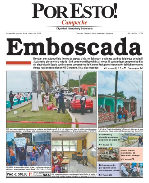 Portada de Por Esto (campeche)