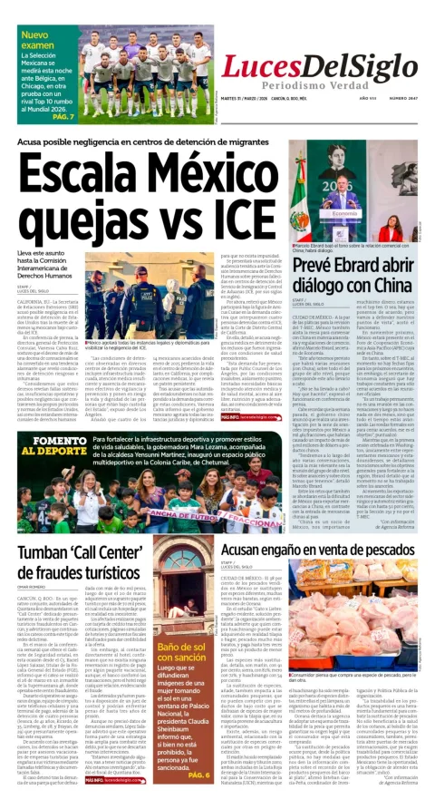 Portada de Luces del Siglo