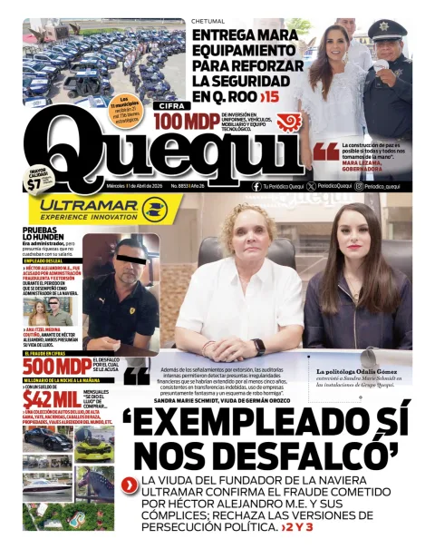 Portada de Quequi del miércoles, 1 de abril de 2026