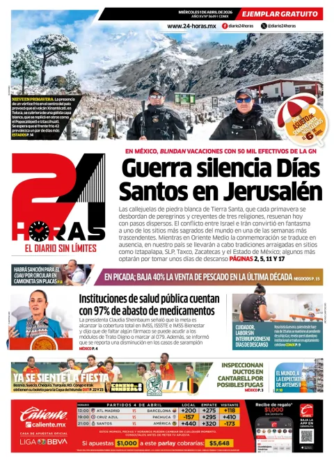 Portada de 24 Horas