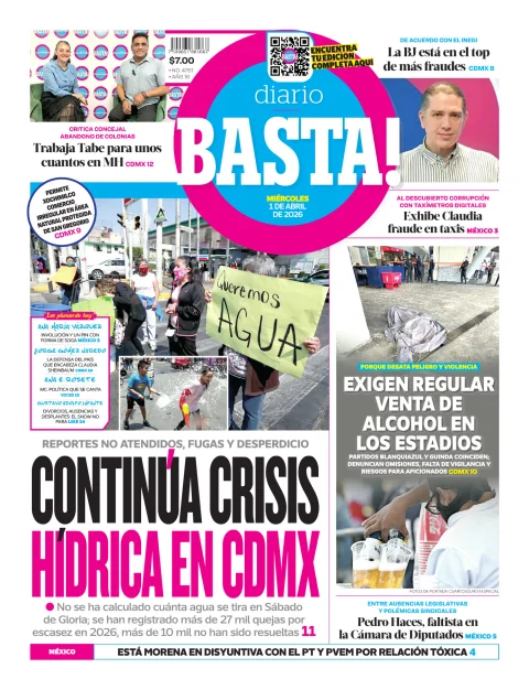 Portada de Basta! (portada)