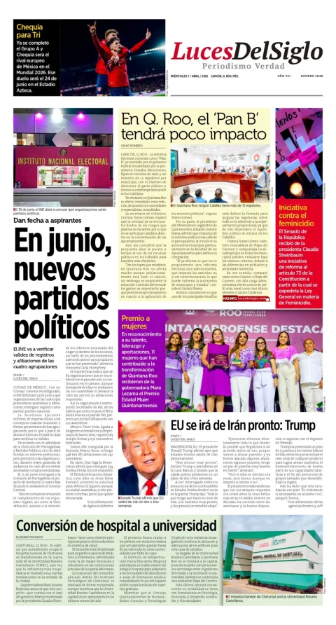 Portada de Luces del Siglo