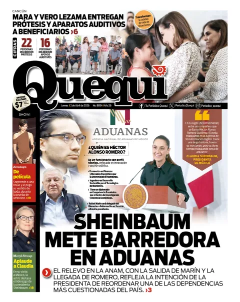 Portada de Quequi del jueves, 2 de abril de 2026