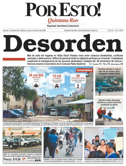 Portada de Por Esto (quintana Roo Cancun)