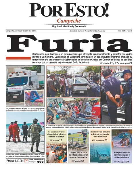 Portada de Por Esto (campeche)