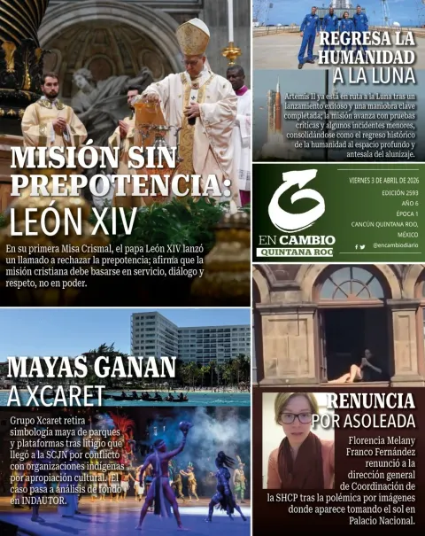 Portada de En Cambio - Quintana Roo (contraportada)