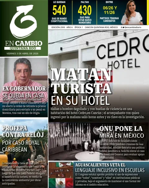Portada de En Cambio - Quintana Roo (portada)