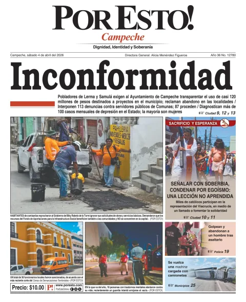 Portada de Por Esto (campeche)