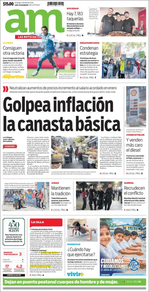 Portada de Am Corredor Industrial del domingo, 5 de abril de 2026