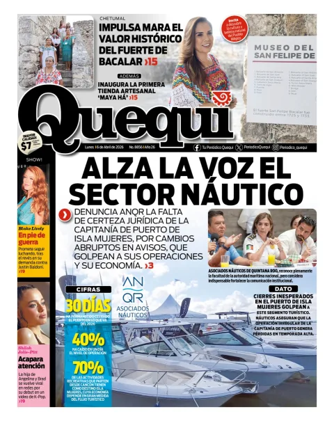 Portada de Quequi del lunes, 6 de abril de 2026