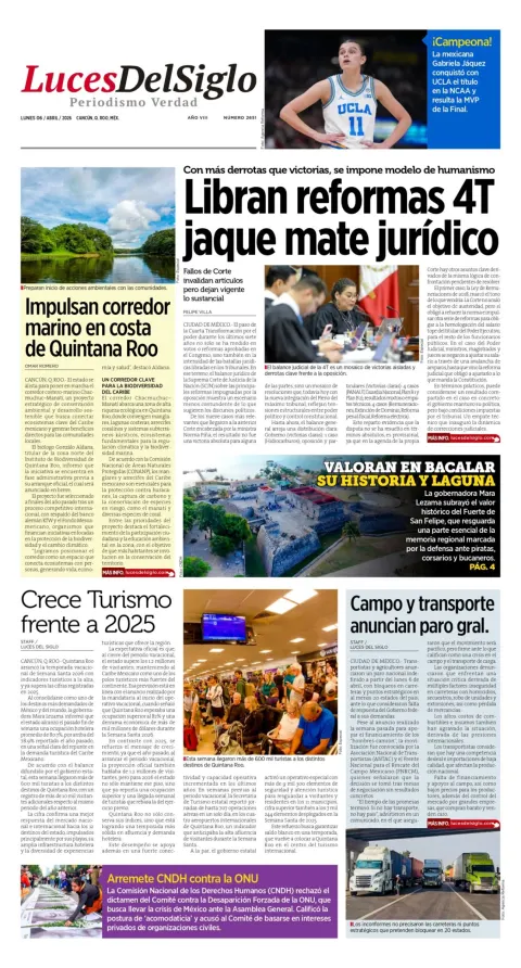 Portada de Luces del Siglo