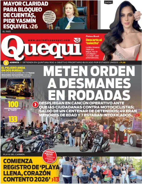 Portada de Quequi (contraportada) del martes, 7 de abril de 2026