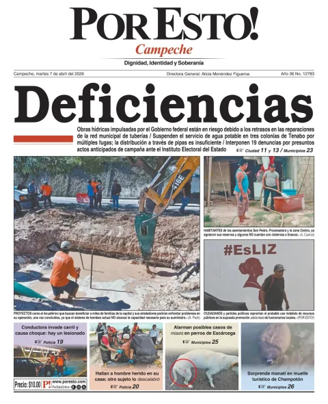 Portada de Por Esto (campeche)