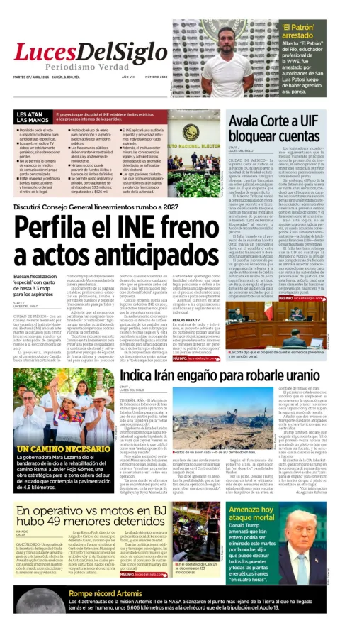 Portada de Luces del Siglo