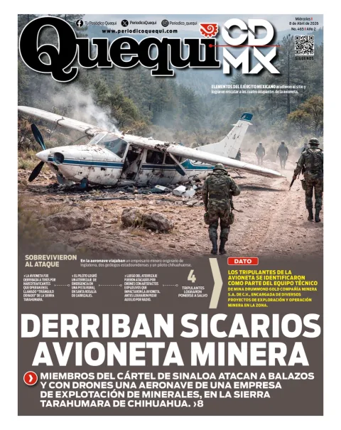 Portada de Quequi CDMX del miércoles, 8 de abril de 2026