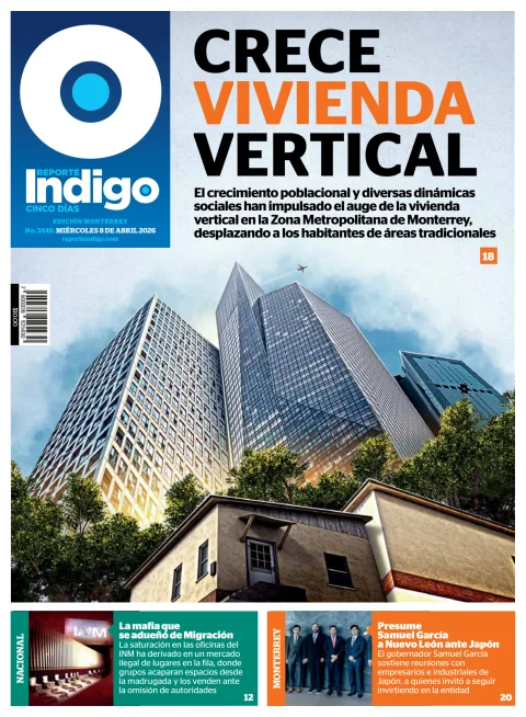 Portada de Reporte Indigo Monterrey del miércoles, 8 de abril de 2026
