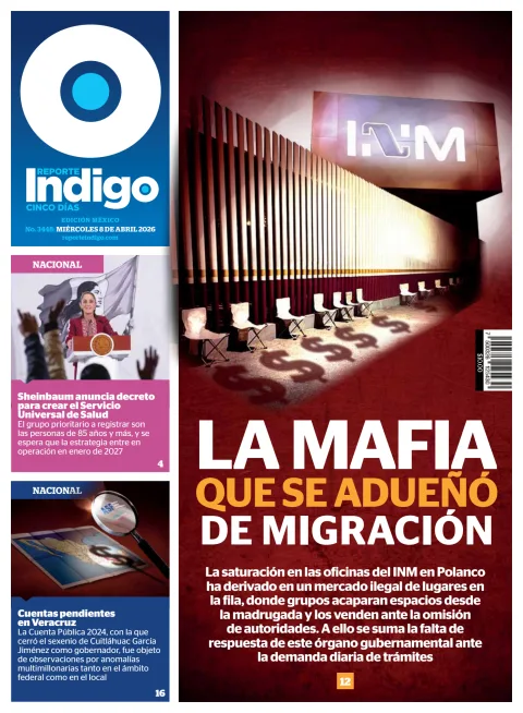 Portada de Reporte Indigo Nacional del miércoles, 8 de abril de 2026