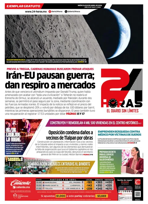 Portada de 24 Horas