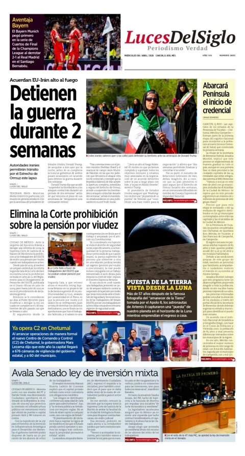 Portada de Luces del Siglo