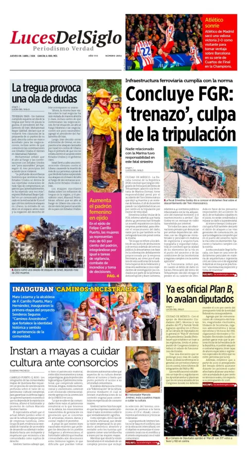 Portada de Luces del Siglo