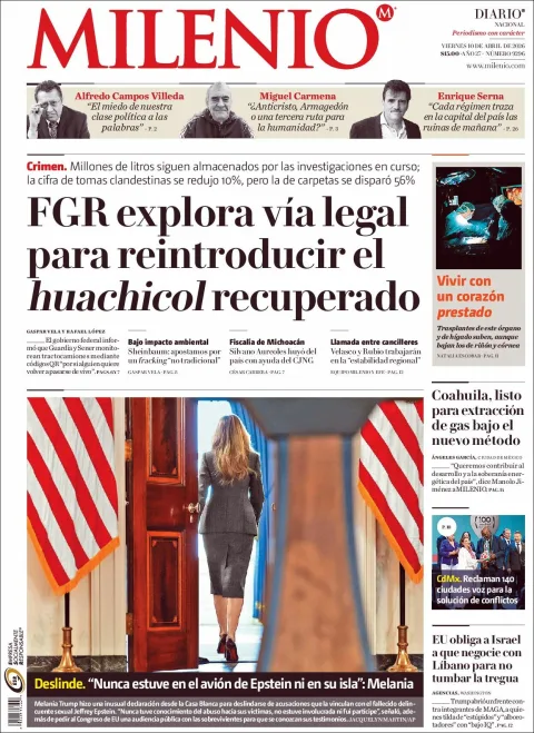 Portada de Milenio