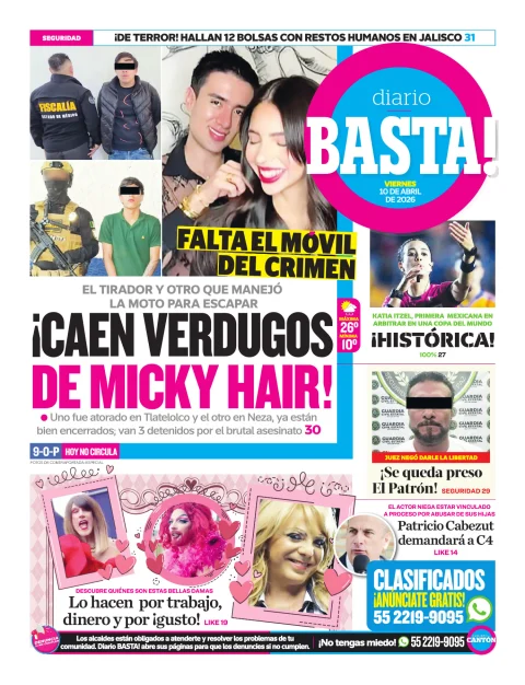 Portada de Basta! (contraportada)