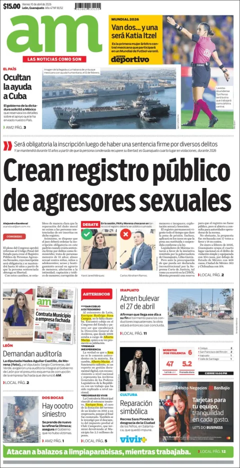 Portada de Am Corredor Industrial del viernes, 10 de abril de 2026