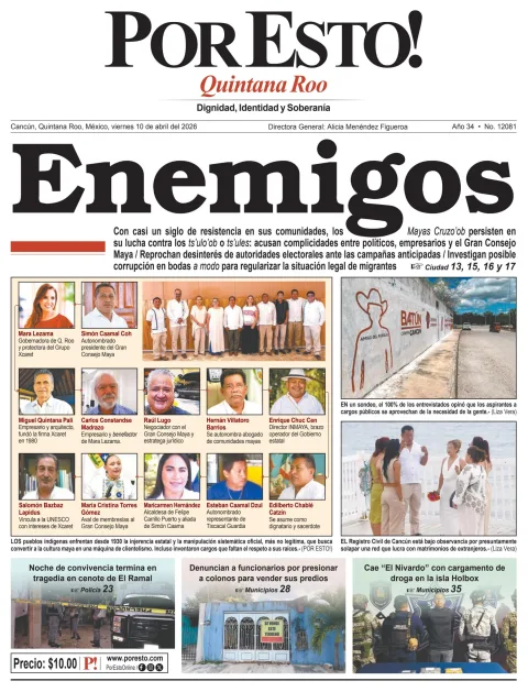 Portada de Por Esto (quintana Roo Cancun)