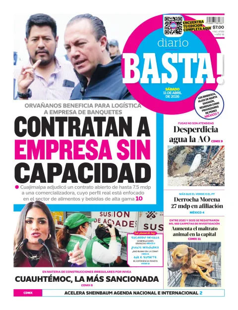 Portada de Basta! (portada)