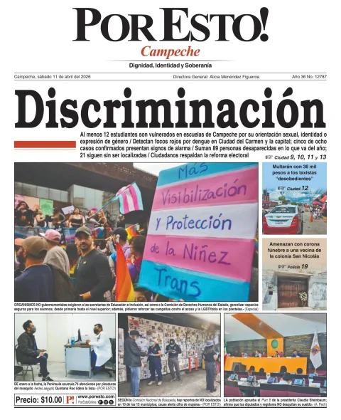 Portada de Por Esto (campeche)