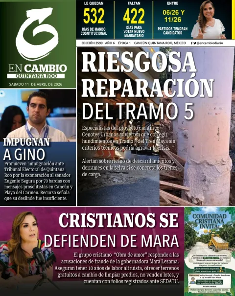 Portada de En Cambio - Quintana Roo (portada)