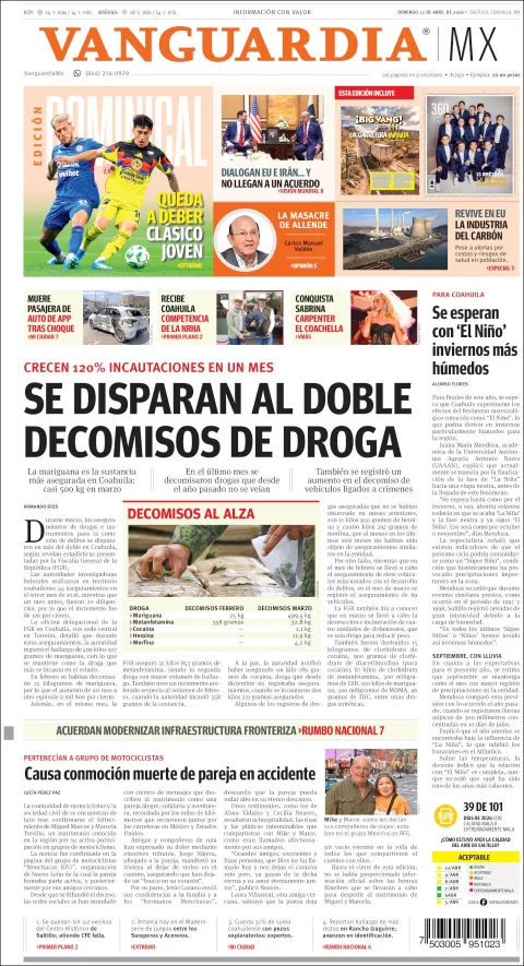 Portada de Vanguardia