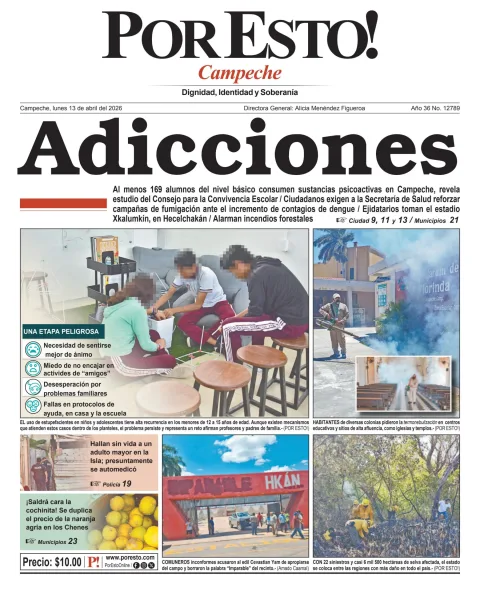 Portada de Por Esto (campeche) del 2026-04-13