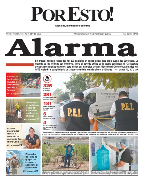 Portada de Por Esto (merida, Yucatan) del 2026-04-13