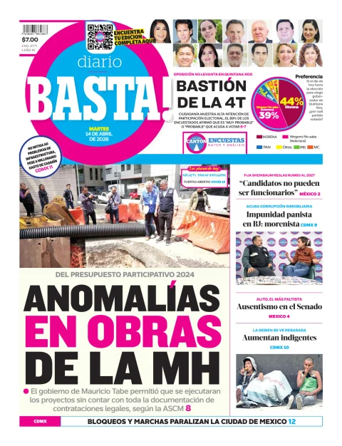 Portada de Basta! (portada)