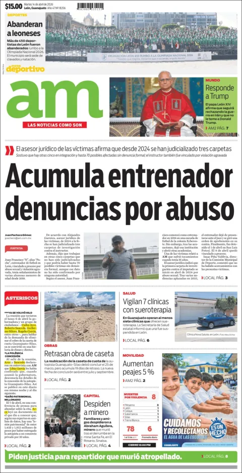 Portada de Am Corredor Industrial del martes, 14 de abril de 2026